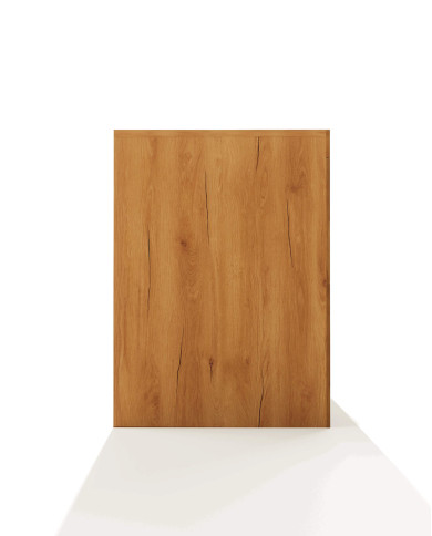 Szafka RTV Bruno 41, z drzwiami i wnęką na sprzęt, front lity dąb olejowany, SIUDY