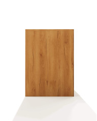 Szafka RTV Bruno 41, z drzwiami i wnęką na sprzęt, front lity dąb olejowany, SIUDY