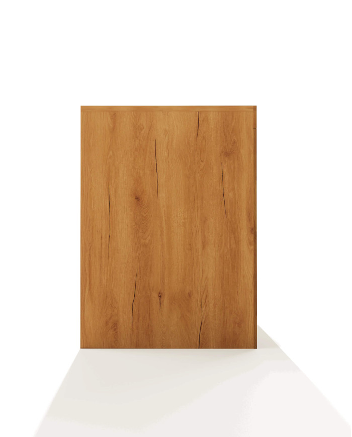 Szafka RTV Bruno 44, z drzwiami, szufladą i wnęką na sprzęt, front lity dąb olejowany, SIUDY