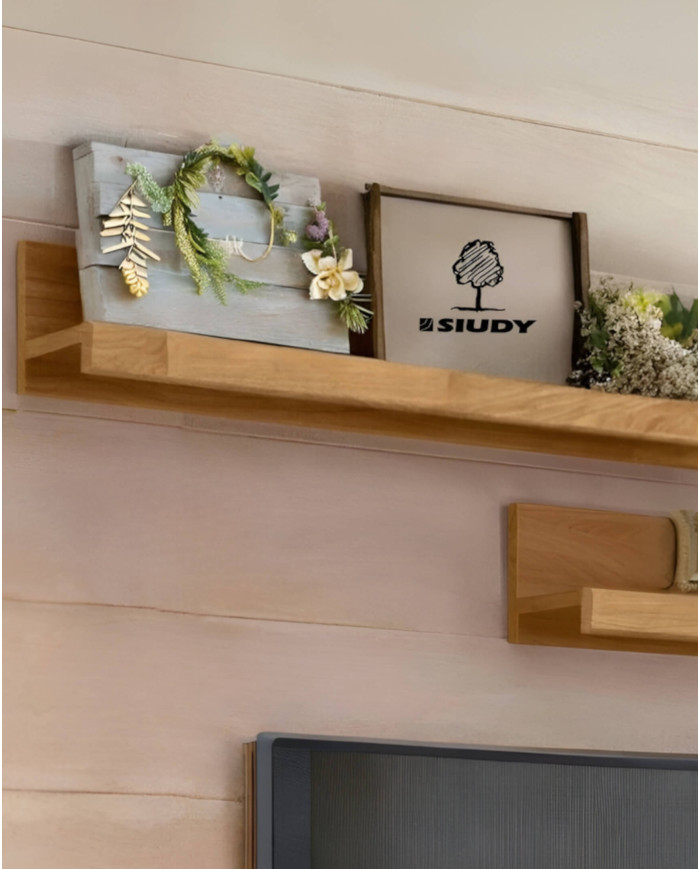 Półki wiszące Raro 25, zestaw 2 półek naściennych 90 cm, SIUDY