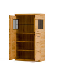 Komoda wysoka Raro RE-85, czterodrzwiowa, front lity dąb olejowany, SIUDY