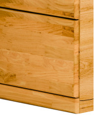 Komoda wysoka Raro RE-86, czterodrzwiowa z regałem, front lity dąb olejowany, SIUDY