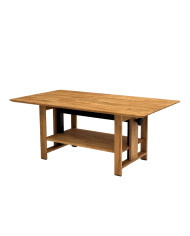 Ława C-23, płynna regulacja wysokości, dąb lity olejowany, SIUDY