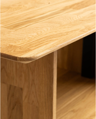 Ława C-24, płynna regulacja wysokości, dąb lity olejowany, SIUDY