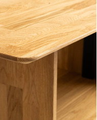 Ława C-24, płynna regulacja wysokości, dąb lity olejowany, SIUDY