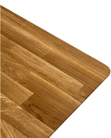 Ława C-24/S/1, rozkładana, płynna regulacja wysokości, szuflada, 1 wkład powiększający, dąb lity olejowany, SIUDY