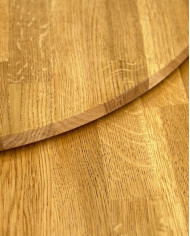 Stoliki kawowe C-30, zestaw 3 okrągłych stolików, klejonka dębowa olejowana, SIUDY