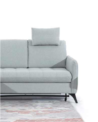 Zagłówek opcjonalny Lukka, przestawny, chromowany stelaż, Stagra