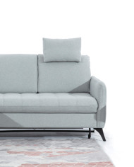 Zagłówek opcjonalny Lukka, przestawny, chromowany stelaż, Stagra