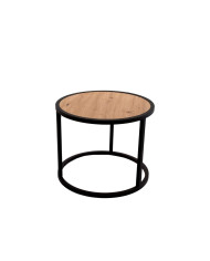 Stoliki kawowe Loft C-03, zestaw 2 okrągłych stolików, SIUDY