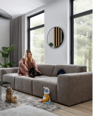 Sofa Zeus 3, trzyosobowa, 1BL+1+1BP, Stagra