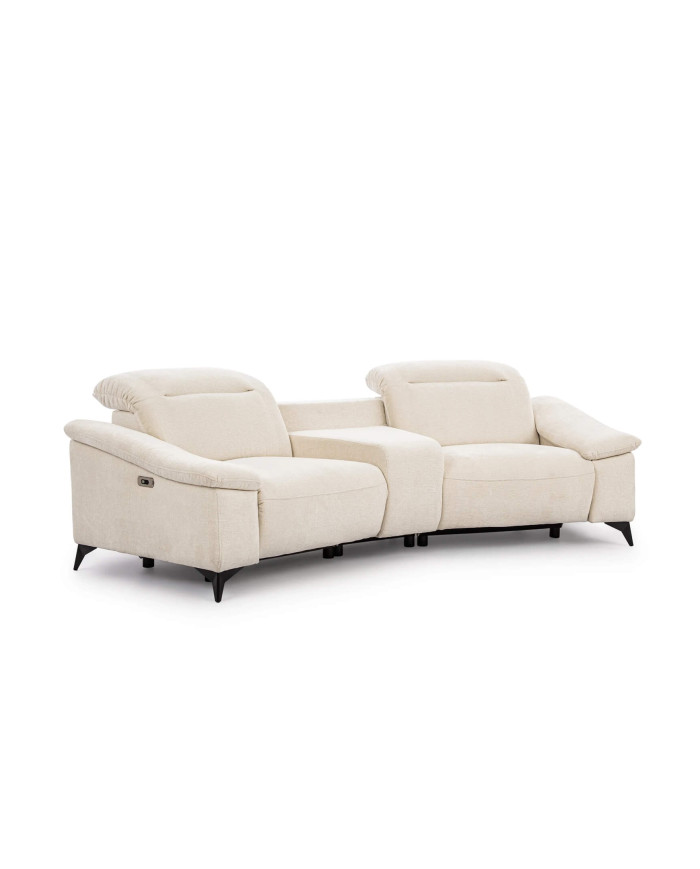Sofa Gappa 2 Curve, regulowane zagłówki, 2 reclinery, 1BL REC+PANEL S+1BP REC, Stagra