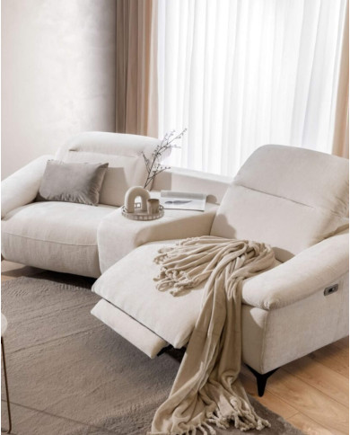 Sofa Gappa 2 Curve, regulowane zagłówki, 2 reclinery, 1BL REC+PANEL S+1BP REC, Stagra