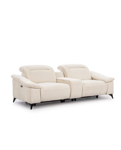 Sofa Gappa 2, regulowane zagłówki, 2 reclinery, 1BL REC+PANEL P+1BP REC, Stagra