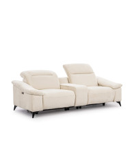 Sofa Gappa 2, regulowane zagłówki, 2 reclinery, 1BL REC+PANEL P+1BP REC, Stagra