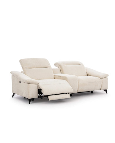 Sofa Gappa 2, regulowane zagłówki, 2 reclinery, 1BL REC+PANEL P+1BP REC, Stagra