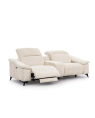 Sofa Gappa 2, regulowane zagłówki, 2 reclinery, 1BL REC+PANEL P+1BP REC, Stagra