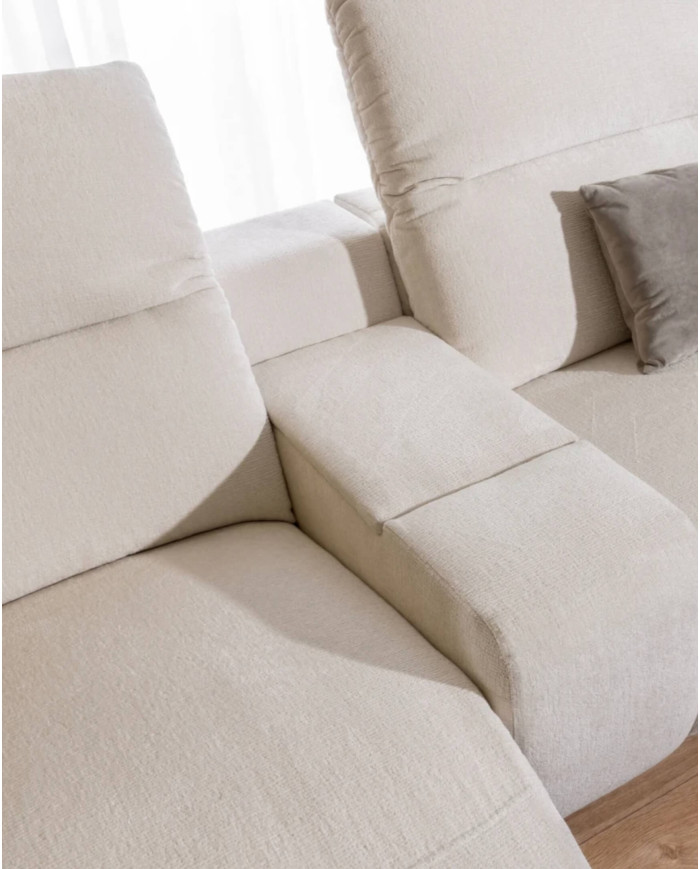 Sofa Gappa 2, regulowane zagłówki, 2 reclinery, 1BL REC+PANEL P+1BP REC, Stagra