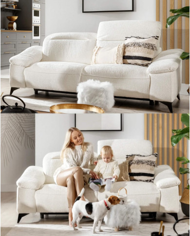 Sofa Gappa 2, regulowane zagłówki, 1BL+1BP, Stagra