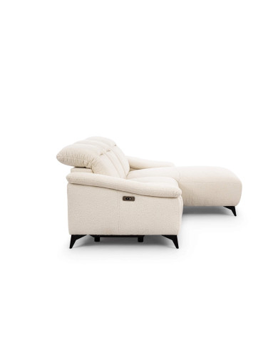 Narożnik Gappa 2FWB+OB, regulowane zagłówki, USB, elektryczny wysuw siedziska, Stagra