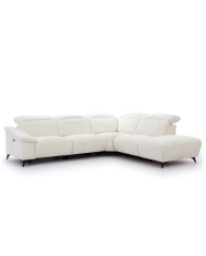 Narożnik Gappa OS+R+1REC+1B REC, regulowane zagłówki, 2 reclinery, pojemnik, Stagra