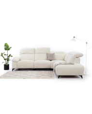 Narożnik Gappa OS+R+1REC+1B REC, regulowane zagłówki, 2 reclinery, pojemnik, Stagra