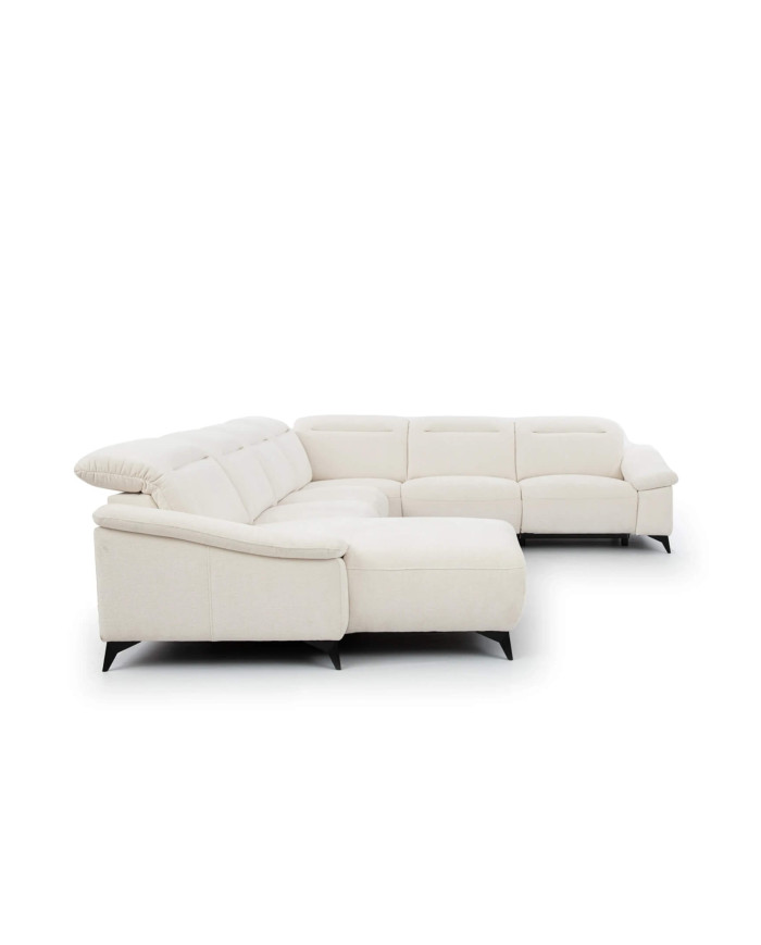 Narożnik Gappa 1B REC+ 1REC+R+1+1+OB, regulowane zagłówki, 2 reclinery, Stagra