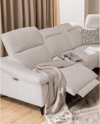 Narożnik Gappa 1B REC+ 1REC+R+1+1+OB, regulowane zagłówki, 2 reclinery, Stagra