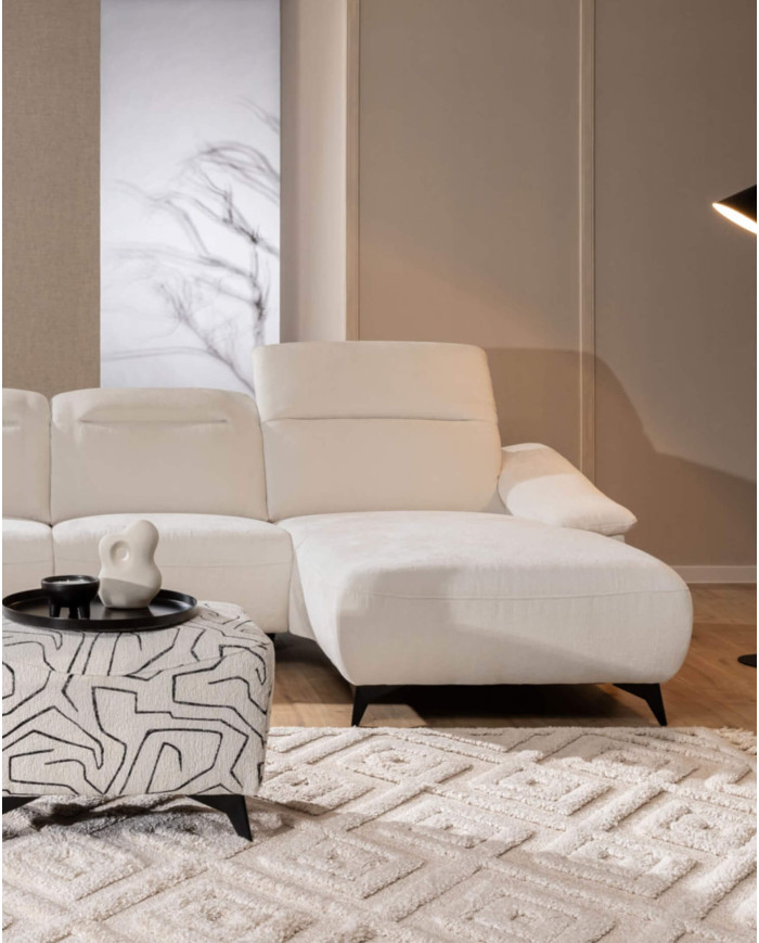 Narożnik Gappa 1B REC+ 1REC+R+1+1+OB, regulowane zagłówki, 2 reclinery, Stagra