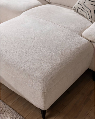 Narożnik Gappa 1B REC+1REC+R+1+1+OB, regulowane zagłówki, 2 reclinery, Stagra