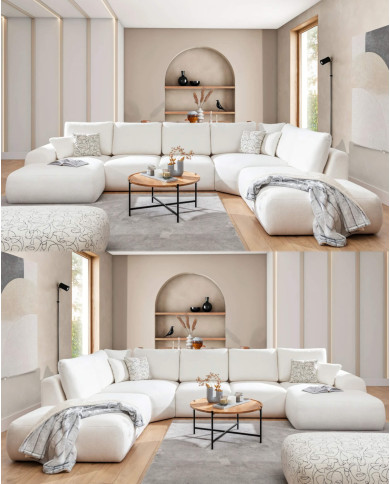 Narożnik Dionizos OB+3+RXL+1+Pufa K, Stagra