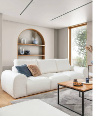 Sofa Dionizos 1BL+1+1BP, trzyosobowa, Stagra