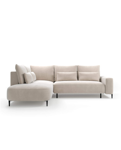 Narożnik Bizante Zamknięty, funkcja spania, pojemnik, COMFORTEO