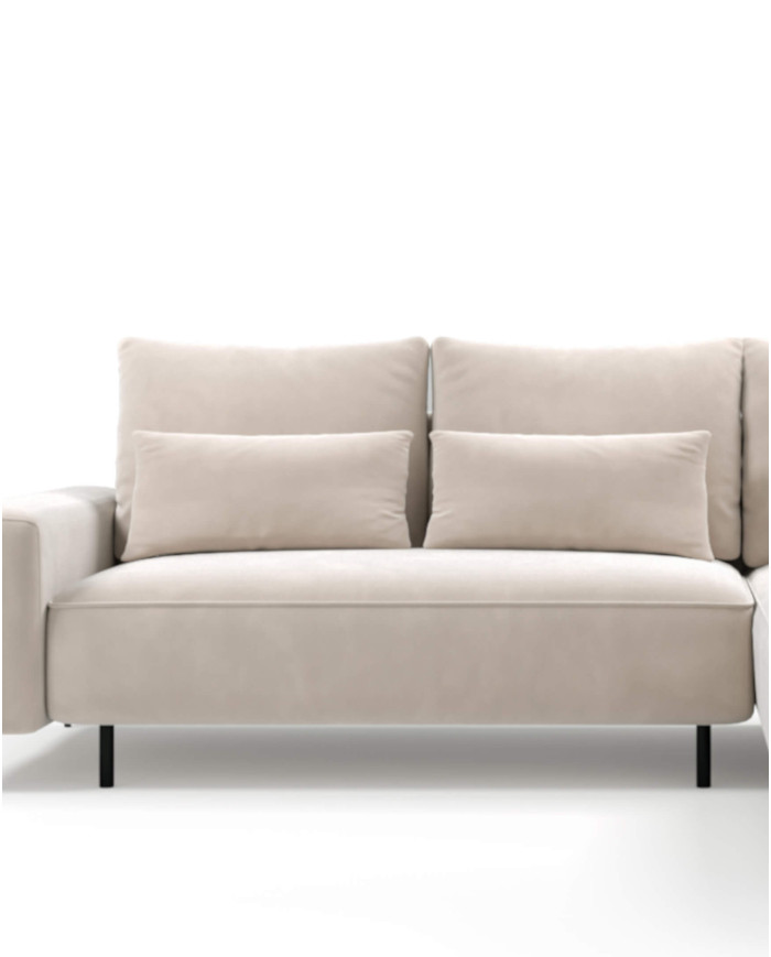 Narożnik Bizante Zamknięty, funkcja spania, pojemnik, COMFORTEO