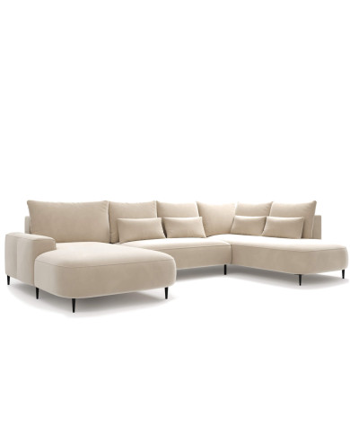 Narożnik Bizante U-form, funkcja spania, pojemnik, COMFORTEO