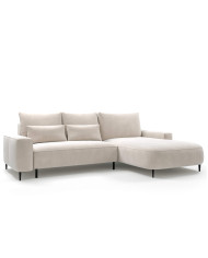 Narożnik Bizante Otwarty, funkcja spania, pojemnik, COMFORTEO