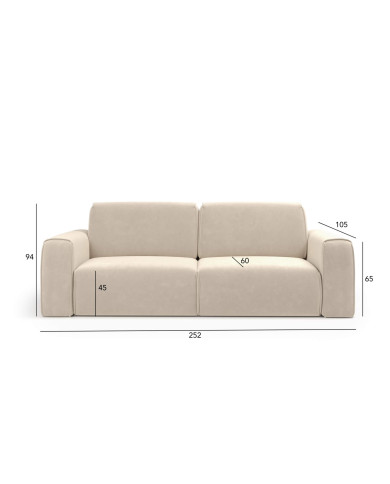 Sofa Tuzzi S1L+S1R, funkcja spania, pojemnik, COMFORTEO