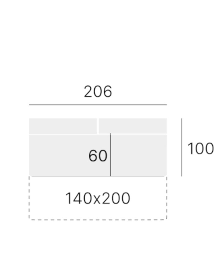 Sofa Buffo, funkcja spania, pojemnik, COMFORTEO
