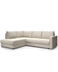 Narożnik Delanto Zamknięty, włoska funkcja spania, pojemnik, COMFORTEO