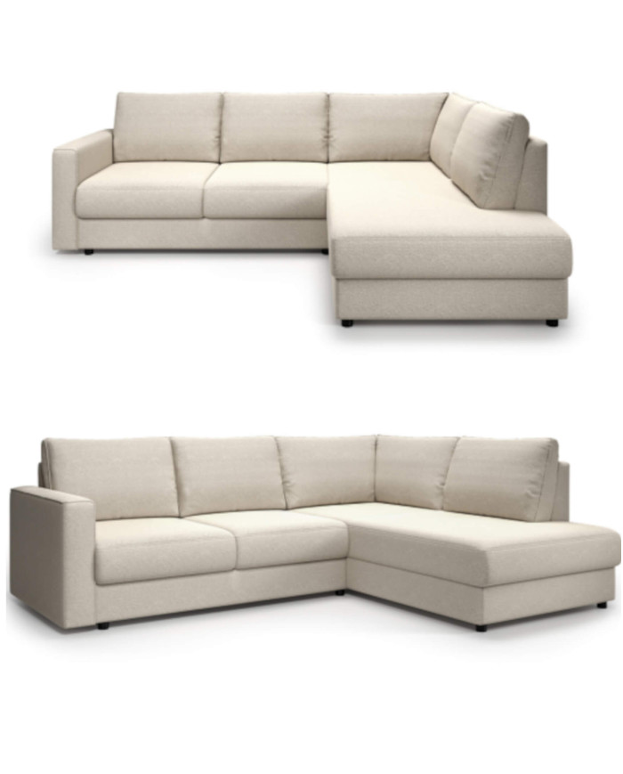 Narożnik Delanto Zamknięty, włoska funkcja spania, pojemnik, COMFORTEO