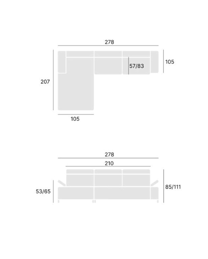 Narożnik Manson, elektryczny wysuw siedziska, regulowane zagłówki i podłokietniki, COMFORTEO