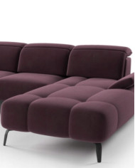 Narożnik Manson U-form, elektryczny wysuw siedziska, regulowane zagłówki i podłokietniki, COMFORTEO