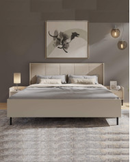 Komoda Grande GR6, drzwi, szuflady, Beż piaskowy, MEBLAR