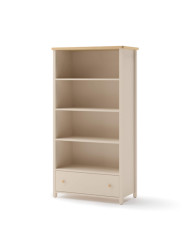 Regał Story SO-02, szuflada, półki, Beż piaskowy/ Dąb vincenza bielona, LENART