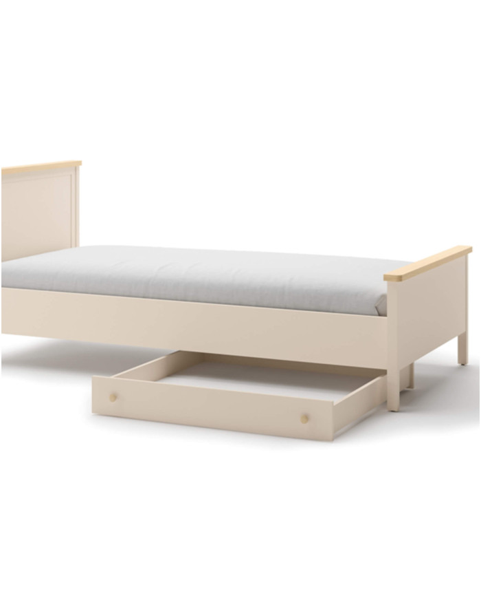 Szuflada do łóżka Story SO-09, Beż piaskowy/ Dąb vincenza bielona, LENART