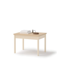 Stolik kawowy Story SO-18, Beż piaskowy/ Dąb vincenza bielona, LENART