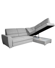 Super cena! Narożnik Erwin, funkcja spania, pojemnik, regulowane oparcie, Antex