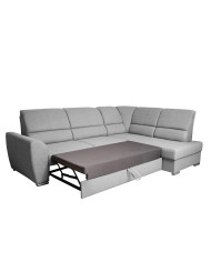 Super cena! Narożnik Erwin, funkcja spania, pojemnik, regulowane oparcie, Antex