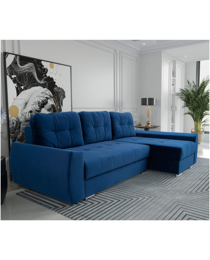 Super cena! Narożnik Furla, funkcja spania, pojemnik, tk. Riviera 81, prawostronny, Antex