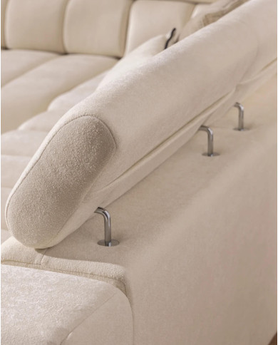 Narożnik Ragusso XL, 1B+3F+R+3SB, funkcja spania, pojemnik, regulowane zagłówki, Stagra